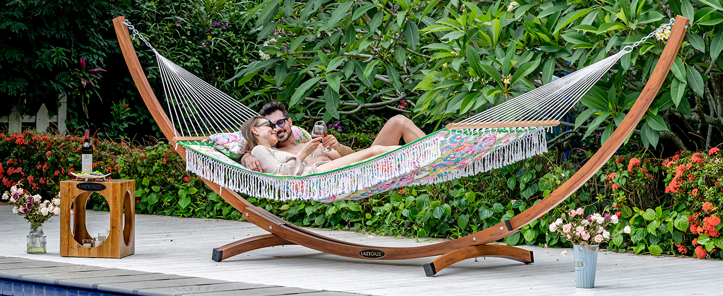 Amazon.com : Lazy Daze Hammocks 12 FT Double Quilted Fabric